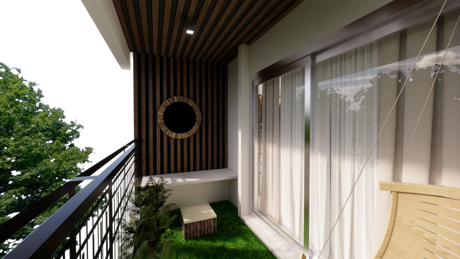 Balconies interior design - Balcony 04