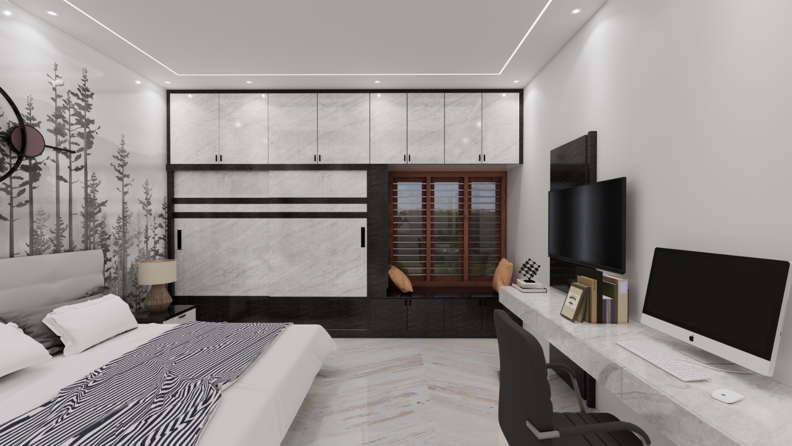 Bedrooms interior design - Bedroom 01